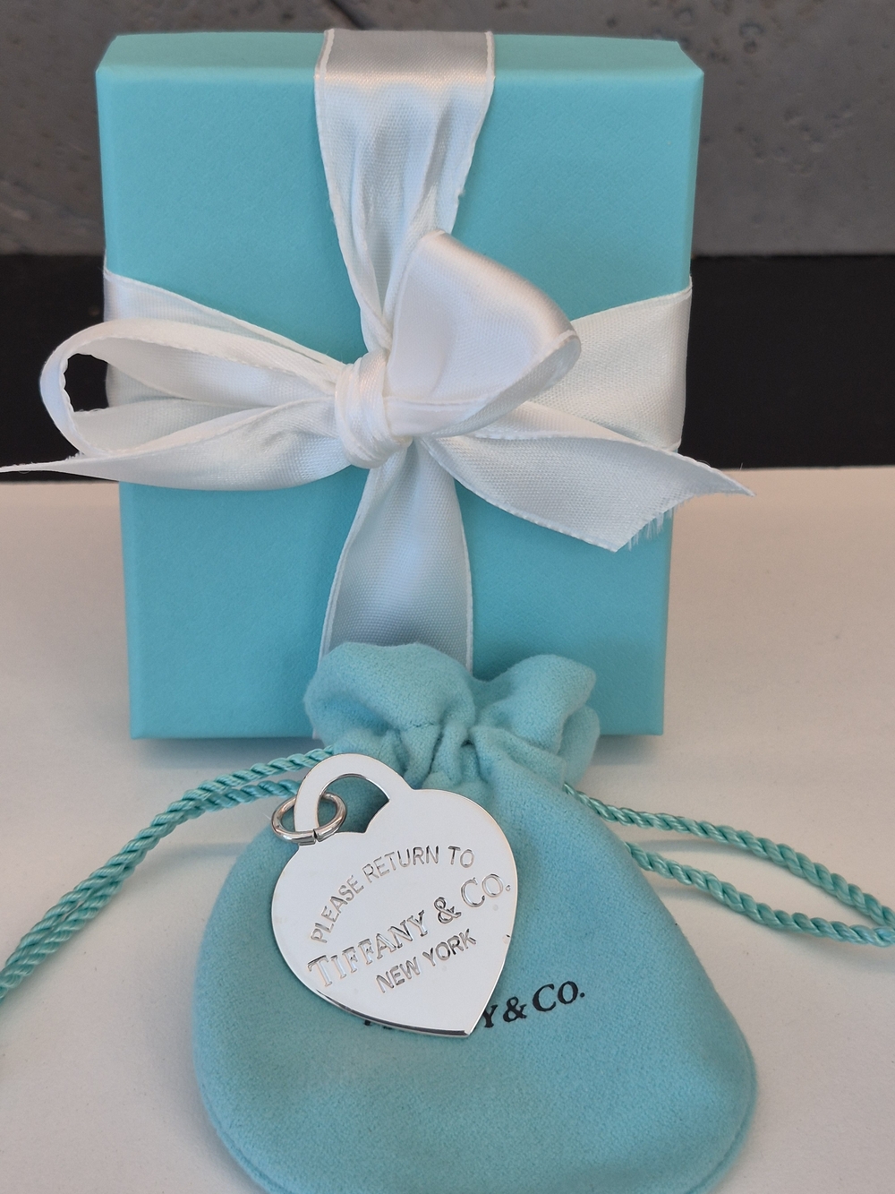 Tiffany & Co. Ultra XXL Sterling Silver Return To Tiffany Heart Tag Charm, NEW